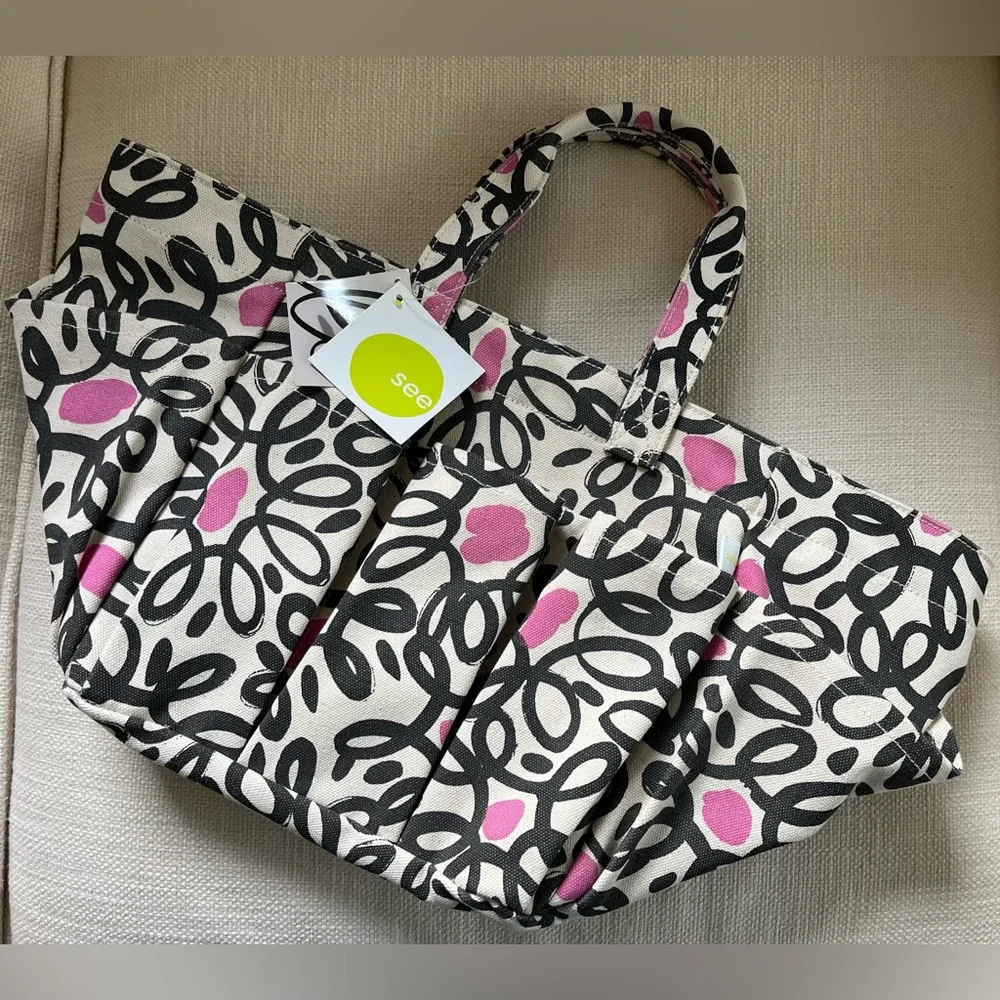 See Design Chubby Cubby Wired Pink/Black, NWT